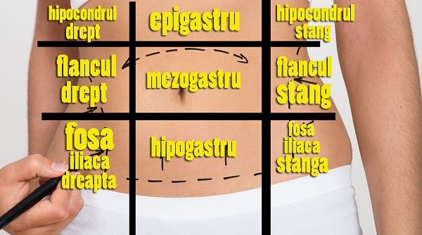 Harta abdominala a durerilor