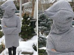 Un pulover care te poate proteja dacă vrei un moment de linişte