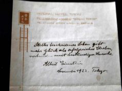 Biletul care conține ”teoria fericirii”, gândită de Einstein, vândut pentru 1,5 milioane de dolari teoria fericirii einstein