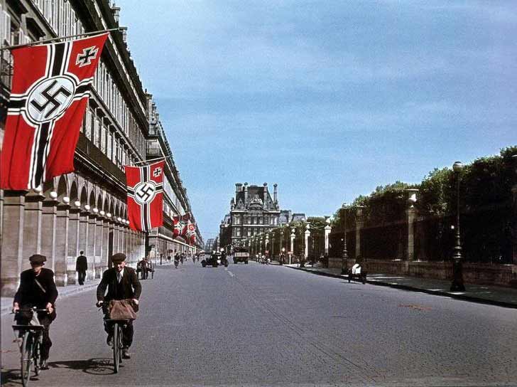 imagini istorice rare rue de rivoli paris 1942