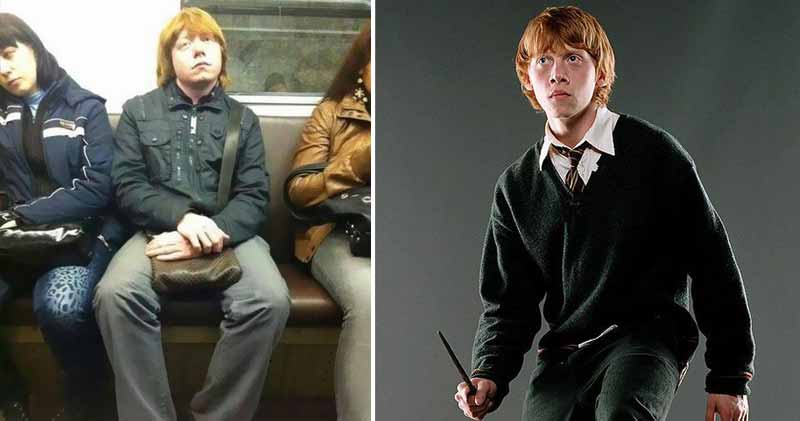 ron weasley oameni care seamană cu vedete