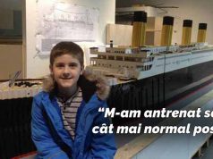 Un băiețel cu autism a construit cea mai mare copie a Titanicului din lego cea mai mare copie a Titanicului
