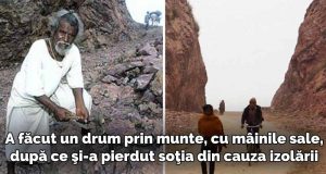 a săpat un drum prin munţi