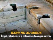„Banii nu au miros” – Împăratul care a introdus taxa pe urină banii nu au miros
