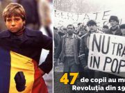 47 de copii au fost ucişi în timpul Revoluţiei din decembrie 1989 (VIDEO) ucişi în timpul Revoluţiei