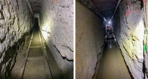 tunel folosit pentru traficul de droguri