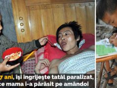 Abandonat de mamă, un copil de 7 ani îşi îngrijeşte tatăl paralizat îngrijeşte tatăl paralizat