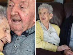 O femeie de 98 de ani s-a mutat la azilul de bătrâni unde băiatul ei de 80 de ani trăiește, pentru a avea grijă de el femeie de 98 de ani