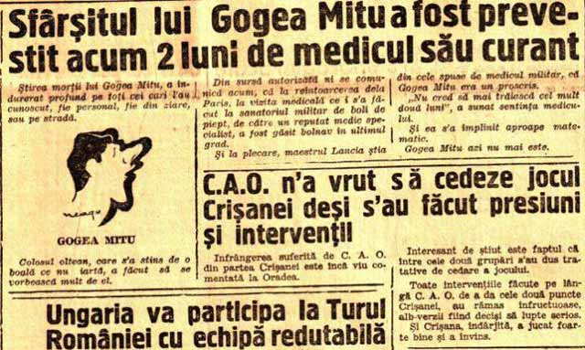 gogea mitu ziar