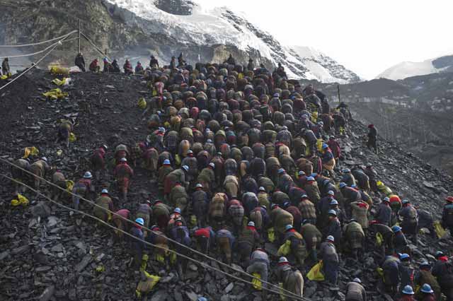 La Rinconada mina aur