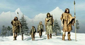 oamenii de Neanderthal în Epoca de Gheaţă