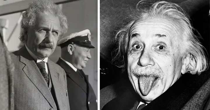 albert einstein cu limba scoasă