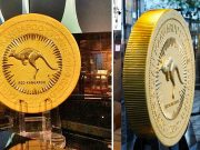 Cea mai mare monedă din lume. Este făcută din aur şi poate fi folosită ca mijloc de plată. Cât valoreaza şi cât cântăreşte Cea mai mare monedă din lume