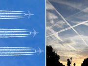 Experţii au explicat ce sunt dârele albe lăsate de avioane pe cer, după ce teorii bizare au circulat în ultimii ani dârele albe lăsate de avioane