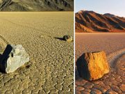 Misterul pietrelor mişcătoare din Valea Morţii a fost elucidat. Ce se întâmplă de fapt cu „pietrele care merg” Misterul pietrelor mişcătoare