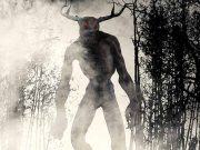 Wendigo: creatura cu cap de cerb şi cu corp de om, care se hrănește cu oameni wendigo