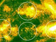 Patru regiuni ale Soarelui au fost văzute explodând simultan. Nu este clar dacă Pământul va fi afectat Patru regiuni ale Soarelui au explodat simultan