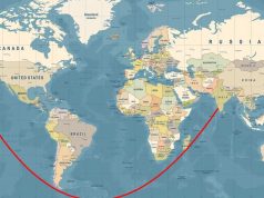 Oamenii nu înțeleg cum se poate naviga din India până în Alaska în linie dreaptă: deşi nu pare, linia e dreaptă din India până în alaska în linie dreaptă