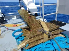 Un berbec vechi de 2.300 de ani de pe o navă de război romană a fost descoperit în largul coastei siciliene berbec vechi de 2.300 de ani