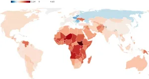 țările cu cea mai rapidă creștere demografică