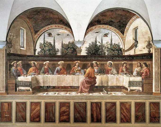 domenico ghirlandaio cina cea de taină