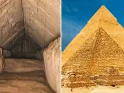 Un tunel misterios a fost descoperit în interiorul Marii Piramide din Giza interiorul Marii Piramide din Giza