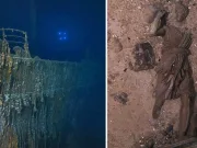 Descoperire în adâncurile Atlanticului: statuia de pe Titanic, a unei zeițe romane, a fost găsită pe fundul oceanului statuia de pe Titanic