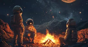 astronauții să mănânce asteroizi