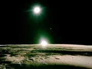 Primul apus de Soare filmat de pe Lună la calitate înaltă. Imagini spectaculoase surprinse de sonda Blue Ghost apus de Soare filmat de pe Lună