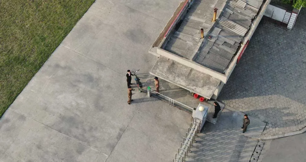 dronă peste Coreea de Nord