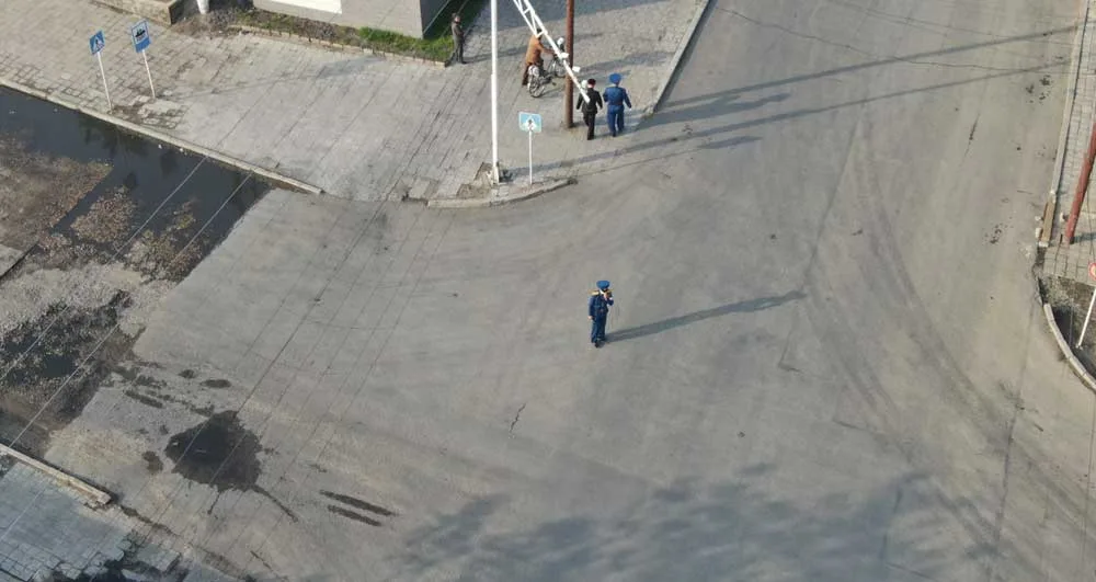 dronă peste Coreea de Nord