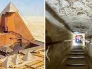 interiorul Marii Piramide