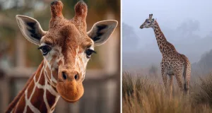 girafele au pete