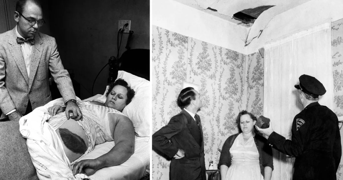 Prima persoană care a fost lovită de un meteorit are o poveste fascinantă și tulburătoare, chiar și după 70 de ani