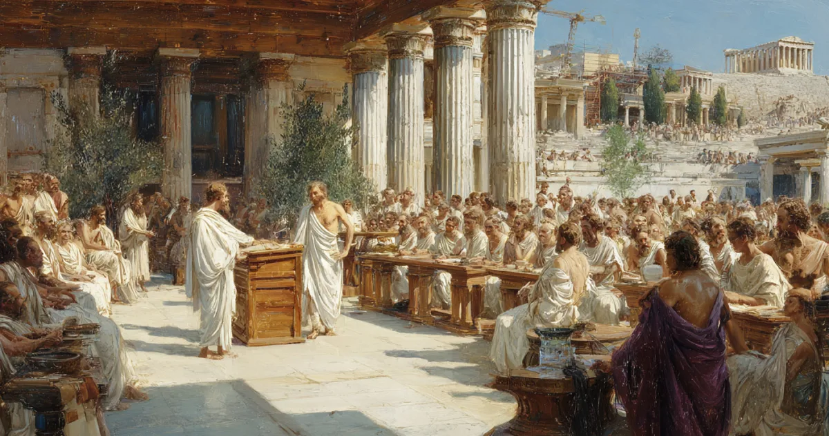 bogatii se lăudau cu impozitele plătite in grecia antica