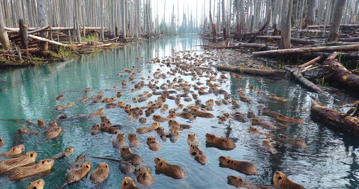 pentru a rezolva criza apei castorul