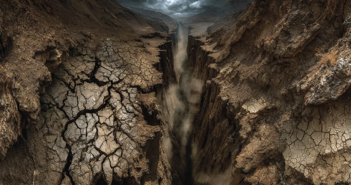 O premieră istorică: o cameră a surprins exact momentul în care Pământul se rupe în două