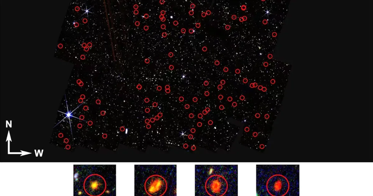 Obiecte misterioase și luminoase descoperite în spațiu ar putea fi galaxii foarte timpurii. Sau cu totul altceva