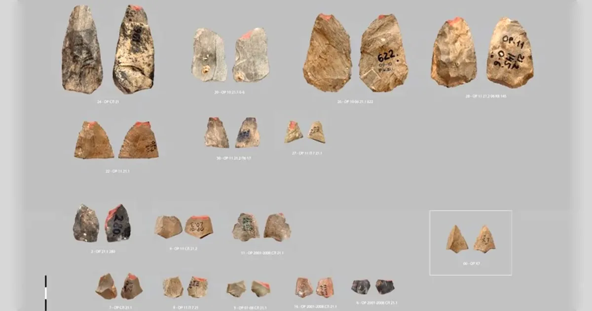 Vârfuri de săgeată vechi de 80.000 de ani