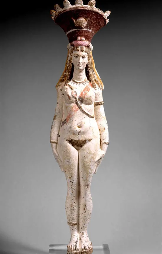 Figură reprezentând Isis-Afrodita din Egiptul roman, secolul al II-lea e.n.