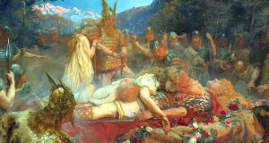 Partea întunecată a vikingilor: ritualul în care sacrificau 99 de oameni și regele care și-a ucis 9 fii pentru putere