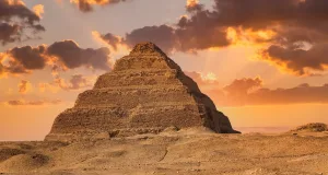 sistem hidraulic într-o piramidă antică