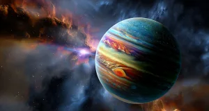 JWST observă aurore pe o planetă misterioasă, care nu orbitează o stea