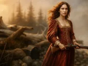 Aristocrata care a supraviețuit pe „Insula Demonilor”. Marguerite de la Rocque a născut singură și a vânat urși polari Marguerite de la Rocque a născut singură