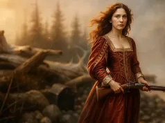 Aristocrata care a supraviețuit pe „Insula Demonilor”. Marguerite de la Rocque a născut singură și a vânat urși polari Marguerite de la Rocque a născut singură