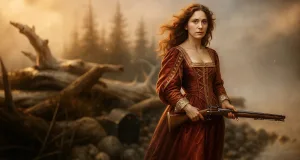 Marguerite de la Rocque a născut singură