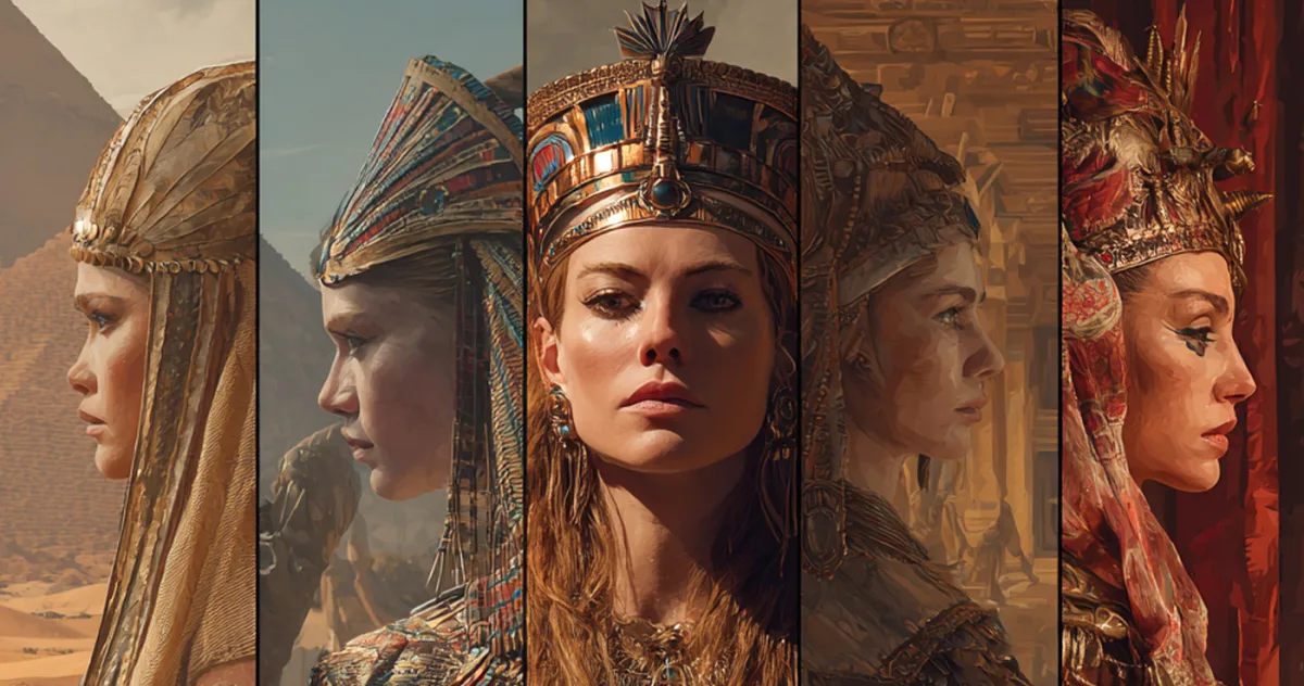 ๐ 5 femei care au condus lumea anticฤ