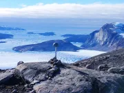 o insulă din Groenlanda se micșorează și se îndepărtează