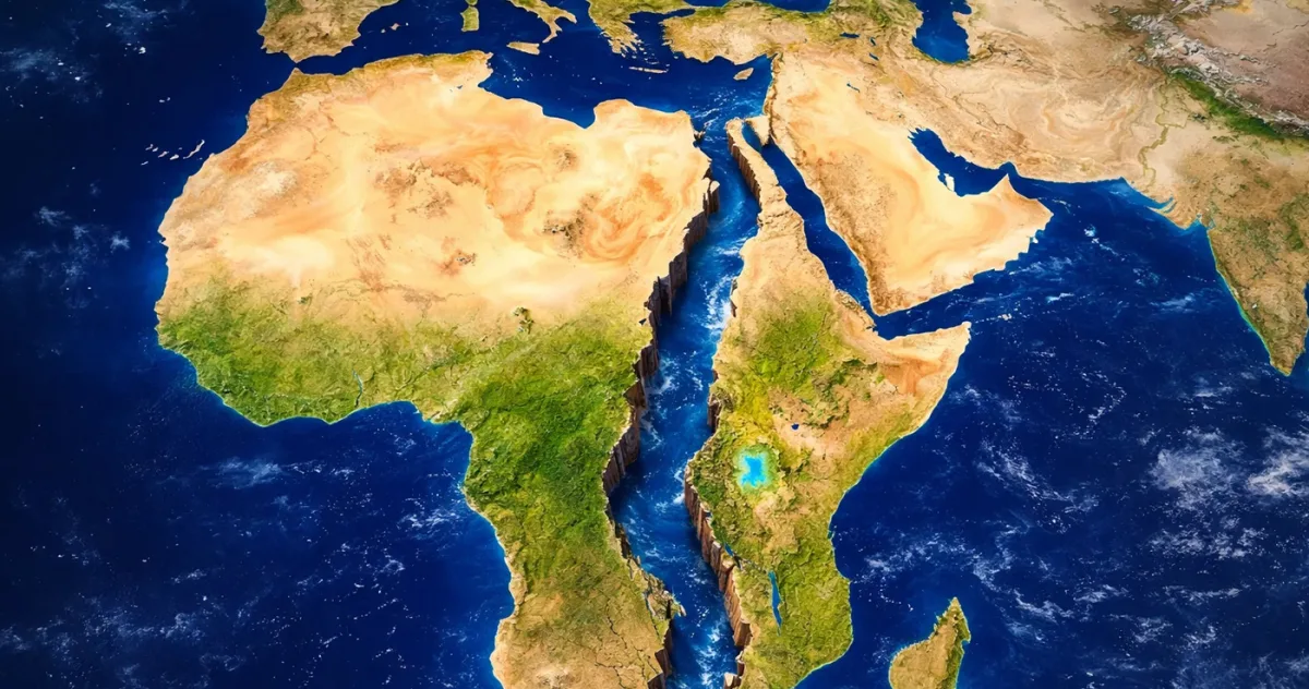 Africa se rupe în două