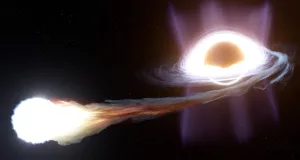 Vârtejuri în spațiu-timp observate pentru prima dată în timp ce o gaură neagră sfâșia o stea